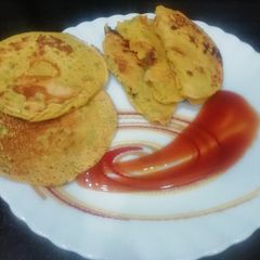 A picture of Eggless Omellete.