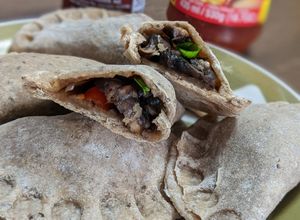 Foto de Pastel Assado de Cogumelos vegano