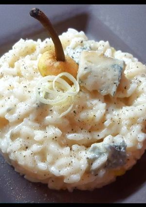 Foto di Risotto PERE PORRI E GORGONZOLA