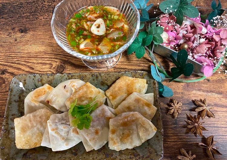 Easiest Way to Make Homemade Small Gyoza Dumpling with Yui’s Nam Pla Plick