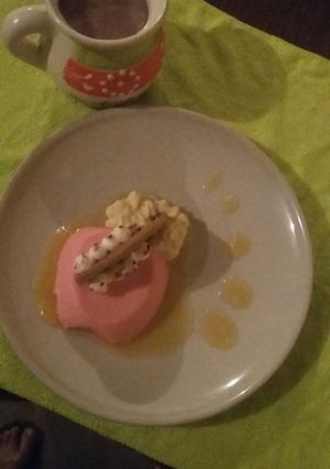 Una foto de Mousse de gelatina con toques dulces