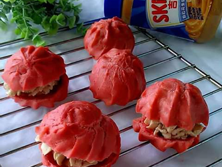 Cara Buat Mini Red velvet choux Kekinian