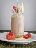 Protein Rich Apple Banana Milk Shake