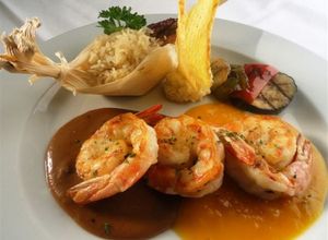 Una foto de Camarones a la diabla en salsa de tamarindo