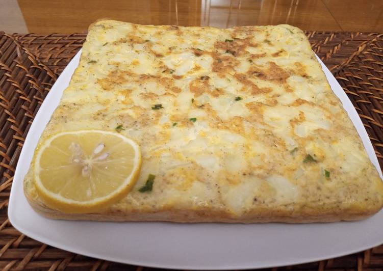 Tortilla de papas en Flip essen 🥔🥚 Receta de Olga B. Gorosito Cookpad