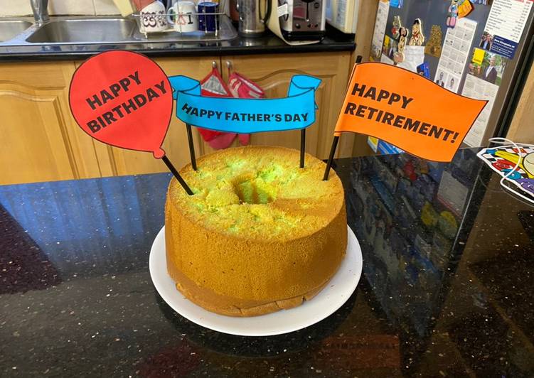 Recipe of Perfect Pandan Chiffon Cake