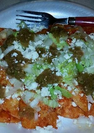 A picture of Enchilada Rojas.