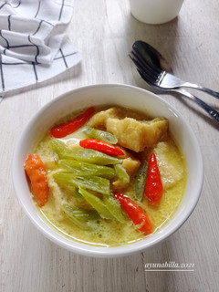Foto resep Tahu Buncis Kuah Santan