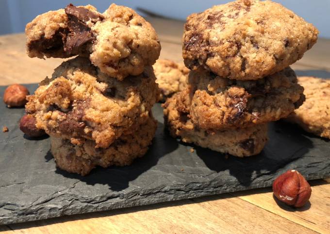 Recette Délicieux Cookies cœur au nutella