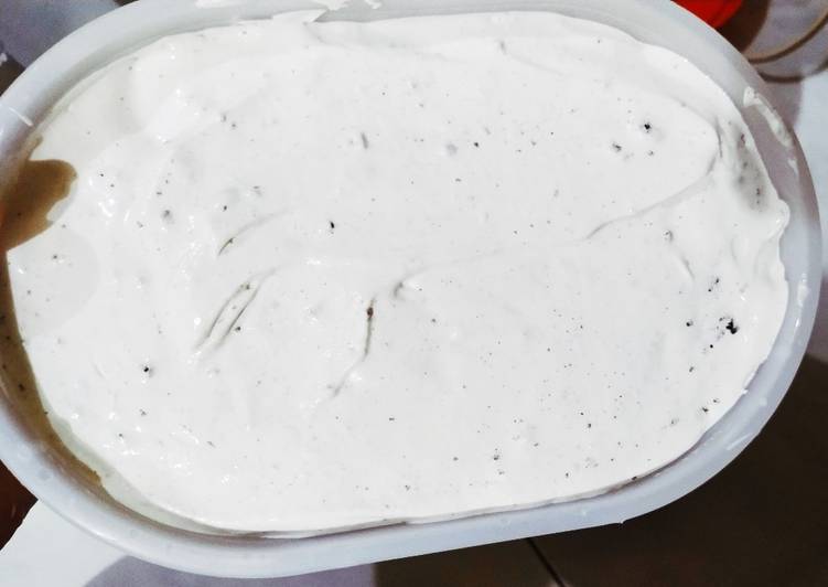 Cara Gampang Membuat Ice cream Oreo Anti Gagal