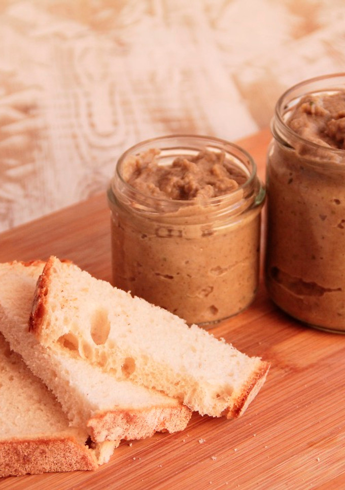 Una foto de Paté de setas con puerro y jengibre