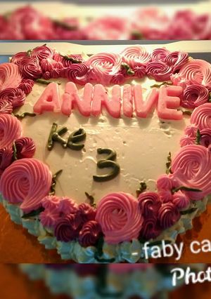 Foto resep Base cake bolu ultah