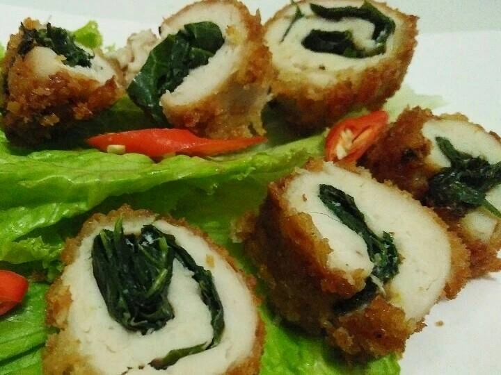 Langkah Gampang Membuat Resep Ayam crispy lapis Daun Singkong yang  Bikin Ketagihan Anti Ribet, Menggugah Selera