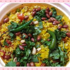 A picture of Peanut Poha.