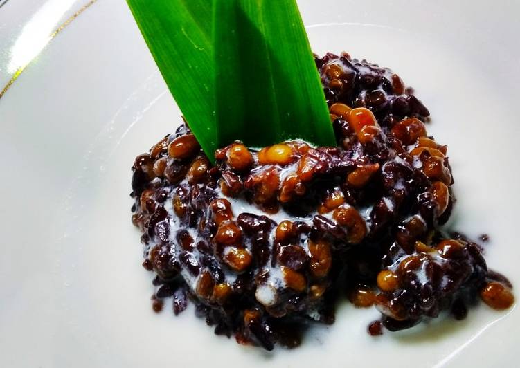 Bubur ketan hitam kacang hijau #BikinRamadanBerkesan