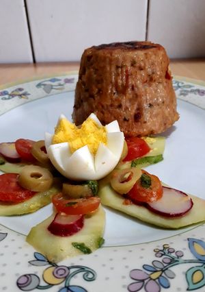 Una foto de Matambre de pollo individual receta de María Sicari