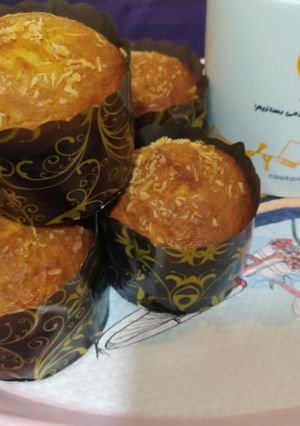 عکسی از دستور کاپ کیک سیب و دارچین