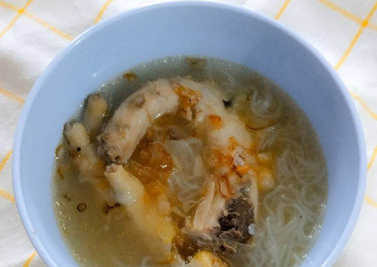 Sop Ceker ala Pak Min Klaten