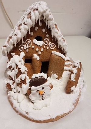 Mézeskalács ház recept fotója