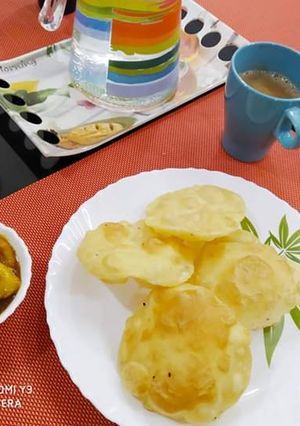 A picture of Poori.