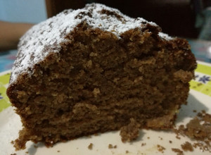 Una foto de Budín de banana y chocolate