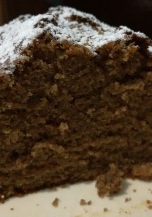 Una foto de Budín de banana y chocolate