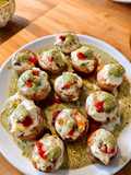 Champiñones trufados con crema de pesto en Air Fryer