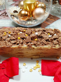 Una foto de Budín de María y turrón blando de Jijona