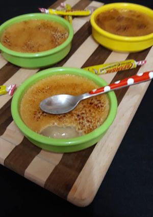 Une photo de Crème brûlée au Carambar