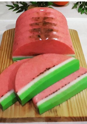 Foto resep Puding semangka