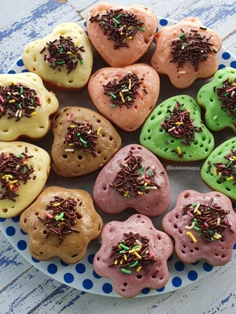 Cara Gampang Menyiapkan Resep  BOLU MINI (KUE CUBIT) ANEKA RASA yang Enak Banget, Bikin Ketagihan