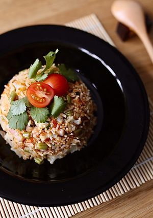 Hình của món Cơm Chiên Thập Cẩm Masala.