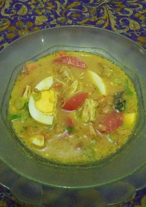 Foto resep Soto ayam santan susu