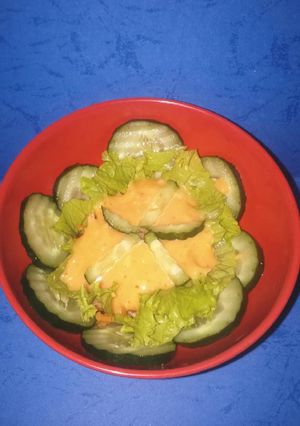 Foto resep Vegetable salad with cheese