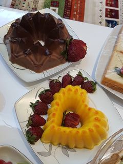 عکسی از دستور دسر پاناکوتا زعفرانی 🍮😋