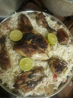 صورة لوصفة كبسه دجاج