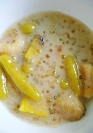 Hình của món Chè chuối thập cẩm.