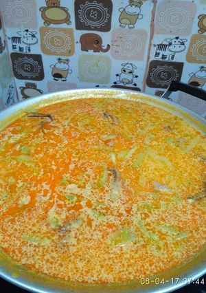 Foto resep Ayam dan labu sayur santan