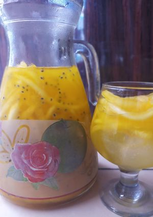 Foto resep Es Blewah Selasih Kelapa Muda *endeesssss*