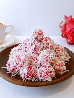 Foto resep Klepon Buah Naga