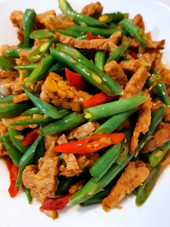 Foto resep Buncis cah tempe pedas manis