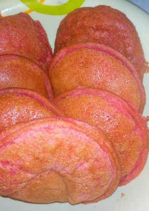 A picture of Red velvet Pancake.