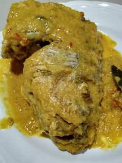 Foto resep Kepala kakap bumbu kuning