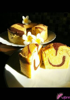 Foto resep Bolu Marmer Tanpa Pengembang