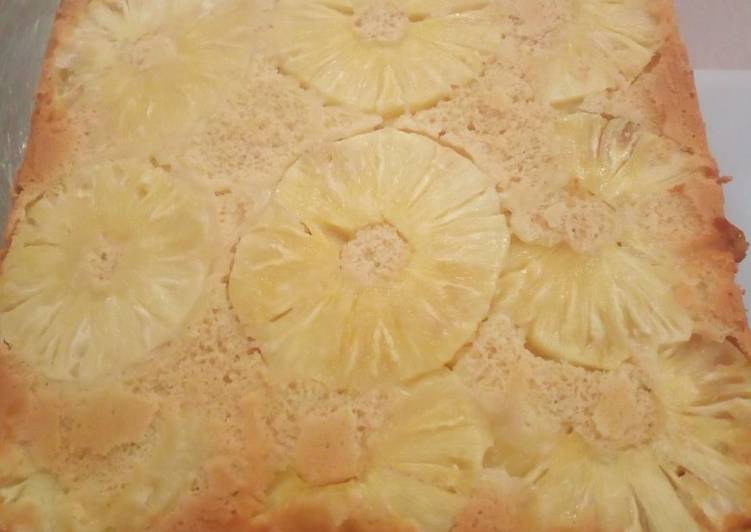 Recipe of Homemade Pineapple upside down cake