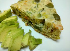 Una foto de Tortilla de vegetales