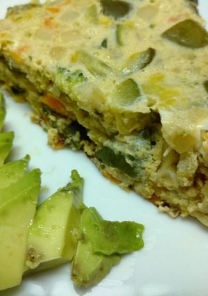 Una foto de Tortilla de vegetales