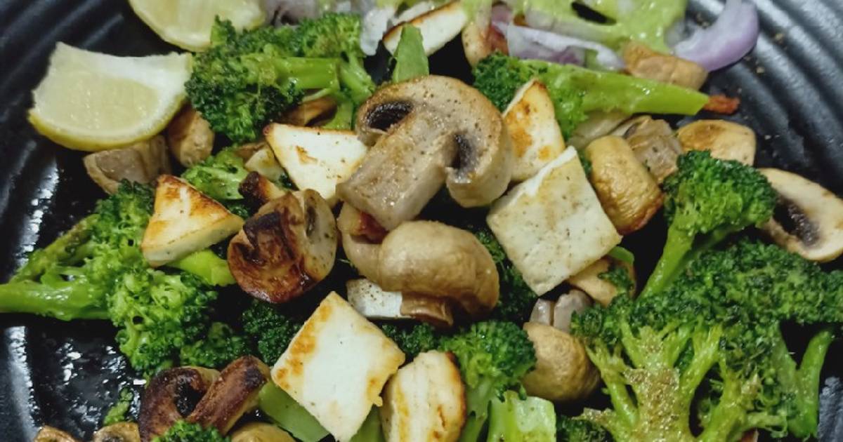 Mushroom broccoli salad Recipe by Leena Nagpal Grover - Cookpad