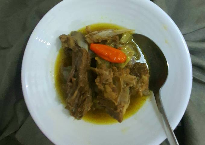 Tongseng iga kambing