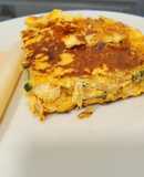 Spanish omelette with sweet potato